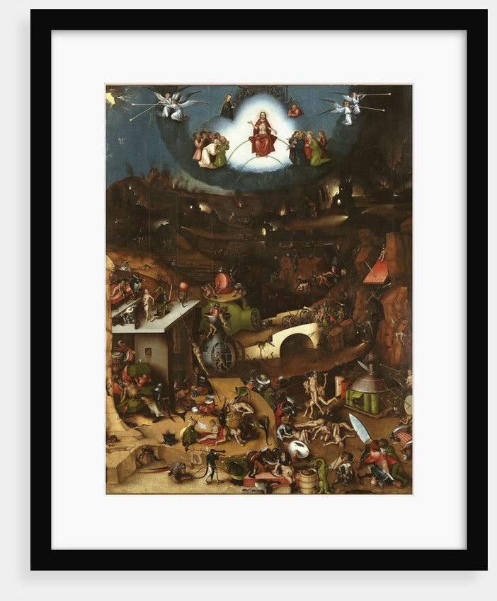 The Last Judgment. Winged Altar after Hieronymus Bosch, ca 1521-1525 by Anonymous
