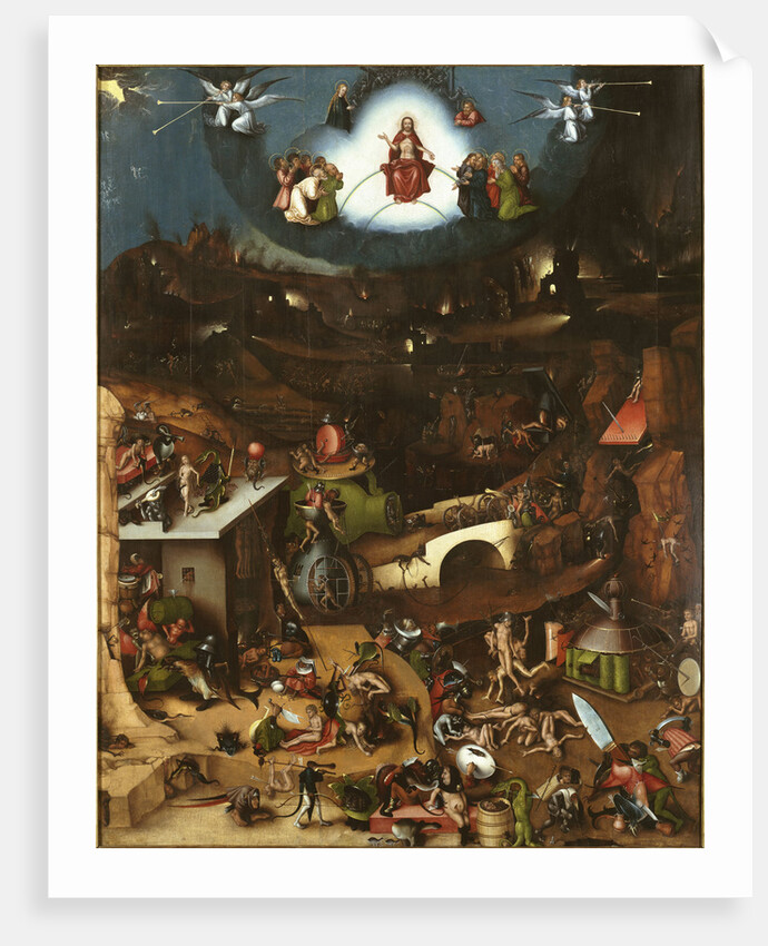 The Last Judgment. Winged Altar after Hieronymus Bosch, ca 1521-1525 by Anonymous