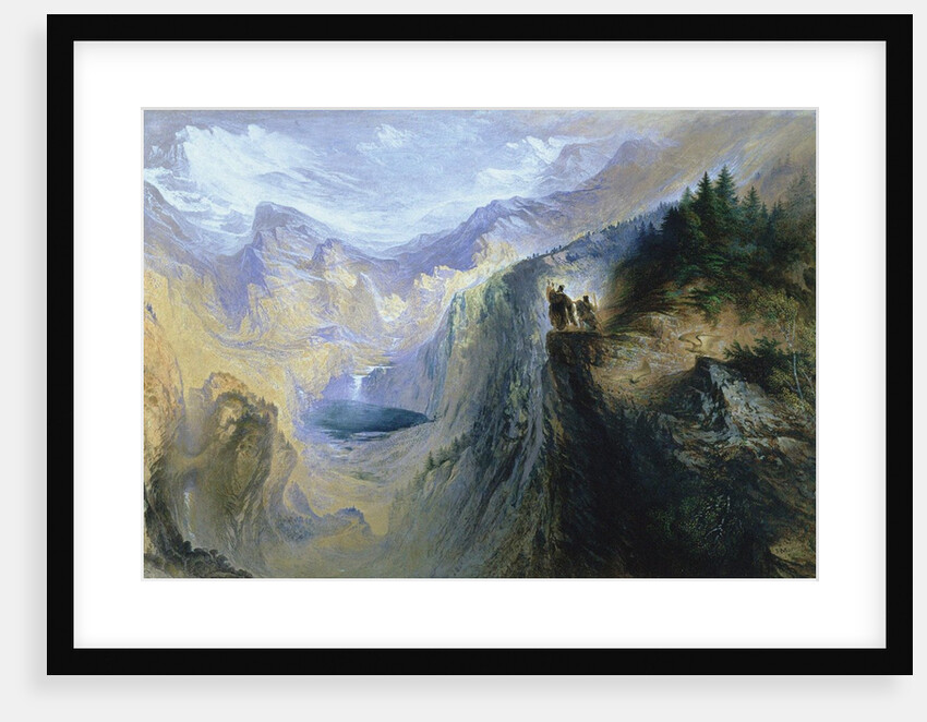 Manfred on the Jungfrau, 1837 by Anonymous