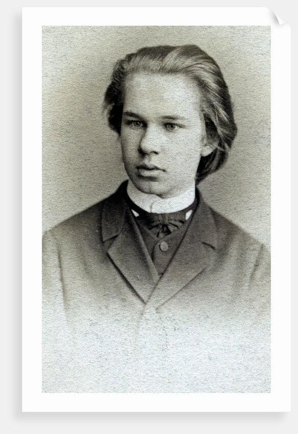Portrait of the Composer Sergei Ivanovich Taneyev as student of the Conservatory, 1870s by Anonymous