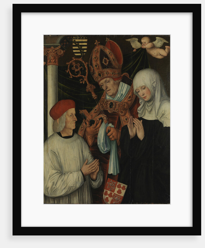 Gabriel of Eyb, Bishop of Eichstätt, with Saints Willibald and Walburga, 1520 by Anonymous