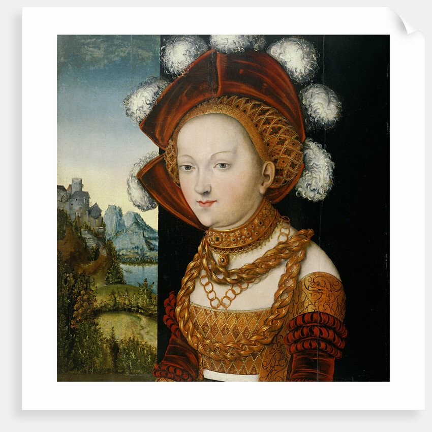 A finely dressed young Lady, ca 1530 by Anonymous