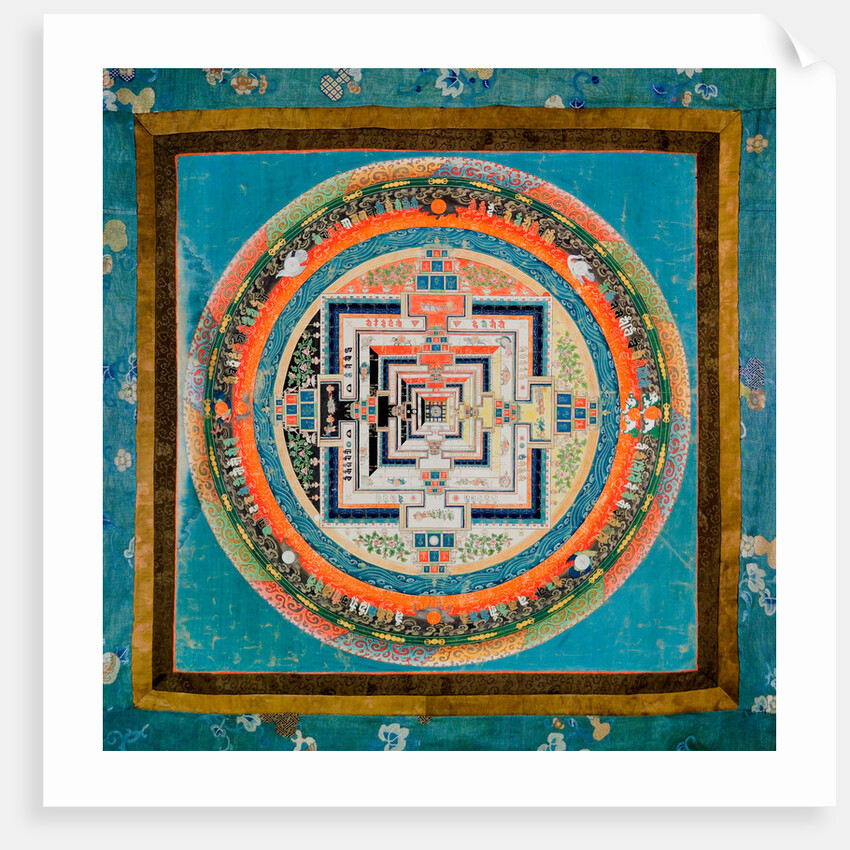 Kalachakra Mandala, Second Half of the 18th cen by Anonymous