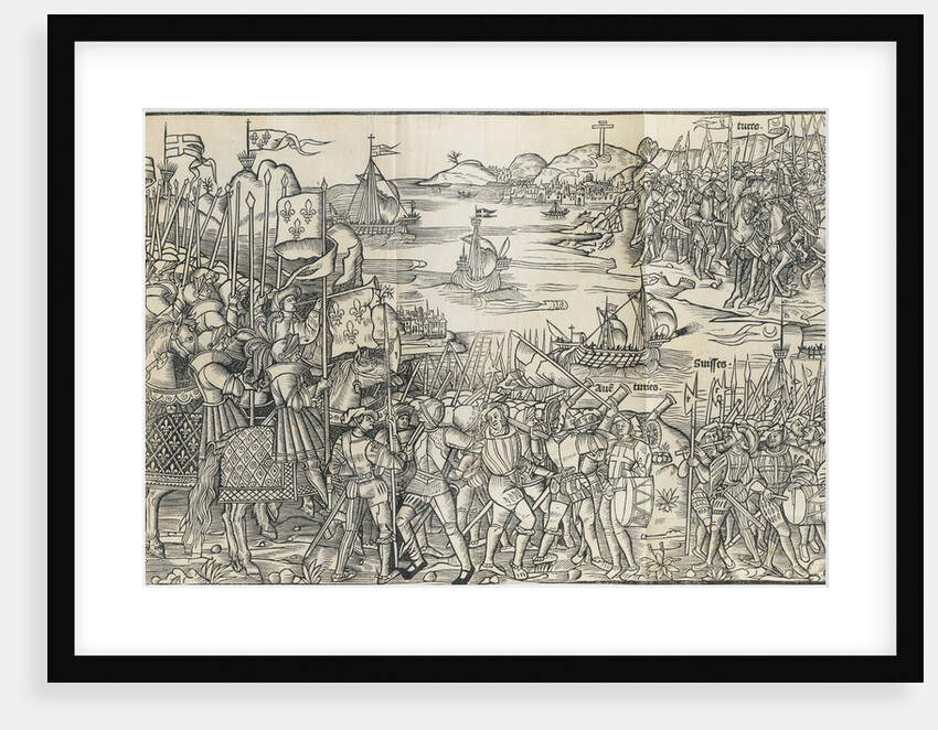 The siege of Constantinople. From: Peregrinatio in terram sanctam, 1486 by Anonymous