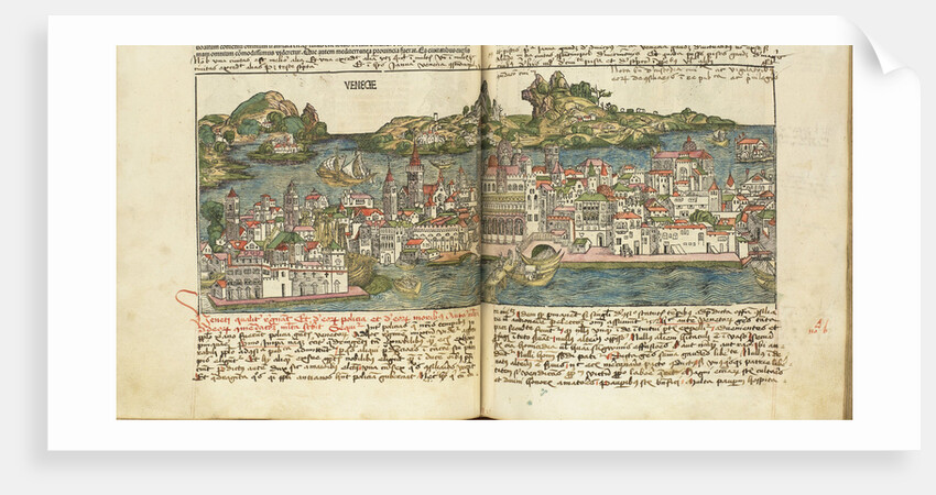 View of Venice. From: Liber chronicarum by Hartmann Schedel, 1493 by Anonymous