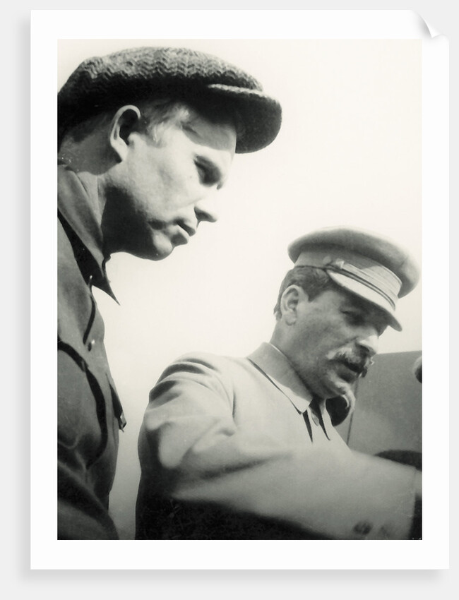 Joseph Stalin and Nikita Khrushchev, May 1, 1932, 1932 by Anonymous