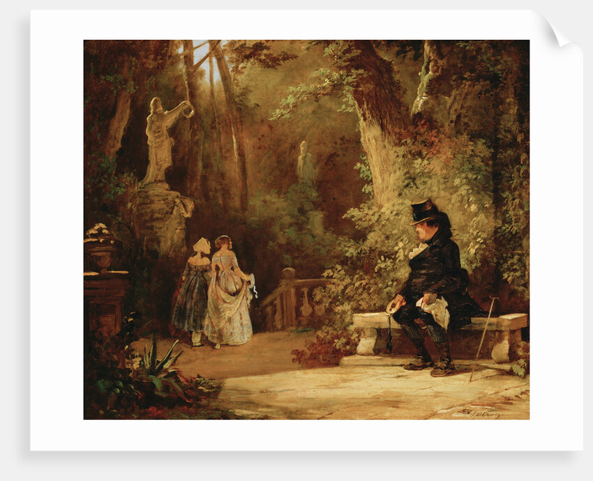 The Widower, ca 1860 by Anonymous