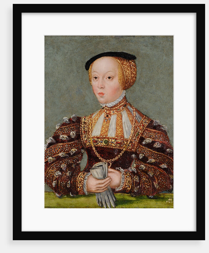 Portrait of Elizabeth of Austria, Queen of Poland, c. 1565 by Anonymous