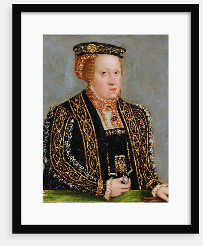 Portrait of Catherine of Austria, Queen of Poland, c. 1565 by Anonymous
