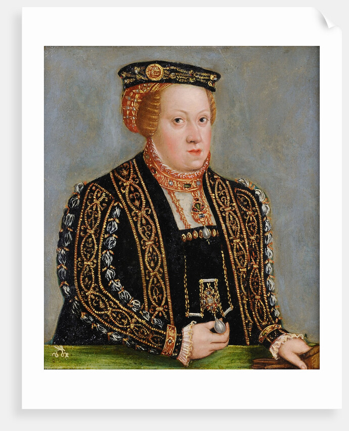 Portrait of Catherine of Austria, Queen of Poland, c. 1565 by Anonymous