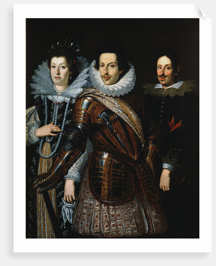 Maria Maddalena of Austria, Cosimo II de Medici and Ferdinando II de Medic by Anonymous
