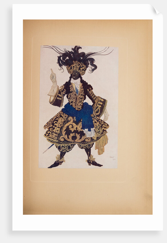 Costume design for the ballet Sleeping Beauty by P. Tchaikovsky, 1921 by Anonymous