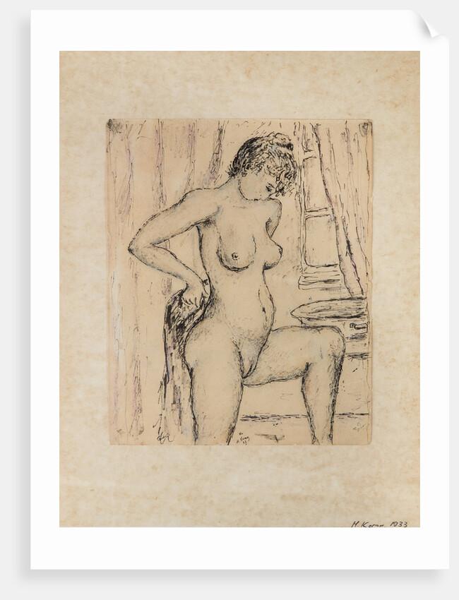 Nude Woman in her Bath, 1933 by Anonymous