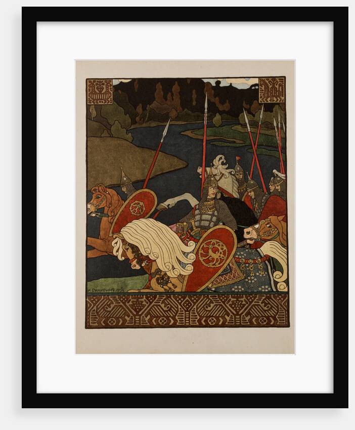 Illustration for  Old Russian Legend Volga, 1901-1904 by Anonymous