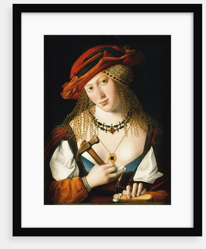 Portrait of a Venetian Jewish lady with the attributes of Jael, c. 1500 by Anonymous