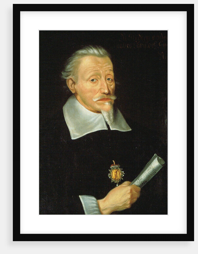 Portrait of the composer Heinrich Schütz, c. 1650-1660 by Anonymous