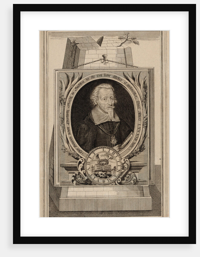 Portrait of the composer Heinrich Schütz, 1672 by Anonymous