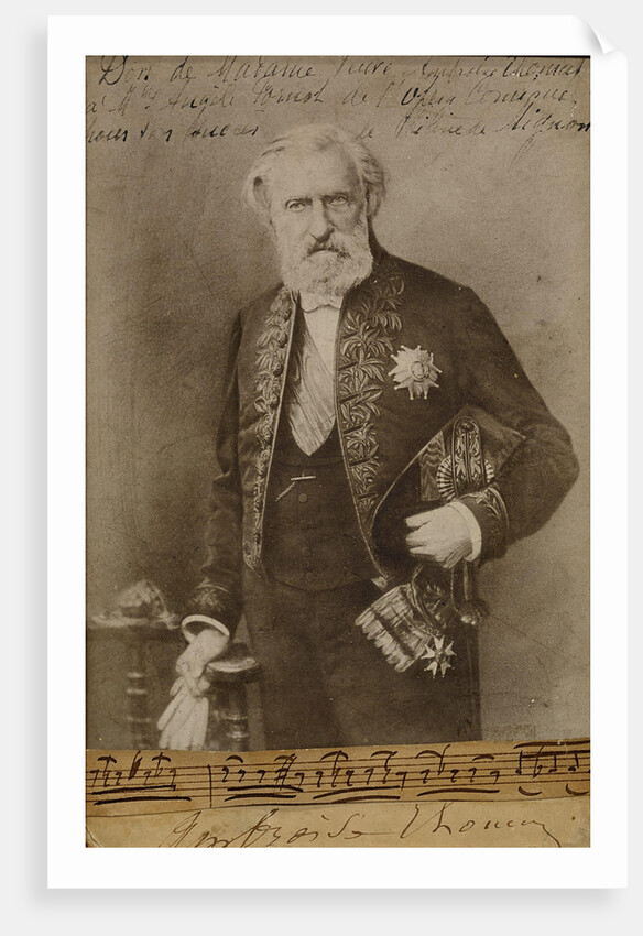 Portrait of the composer Ambroise Thomas, 1890s by Anonymous