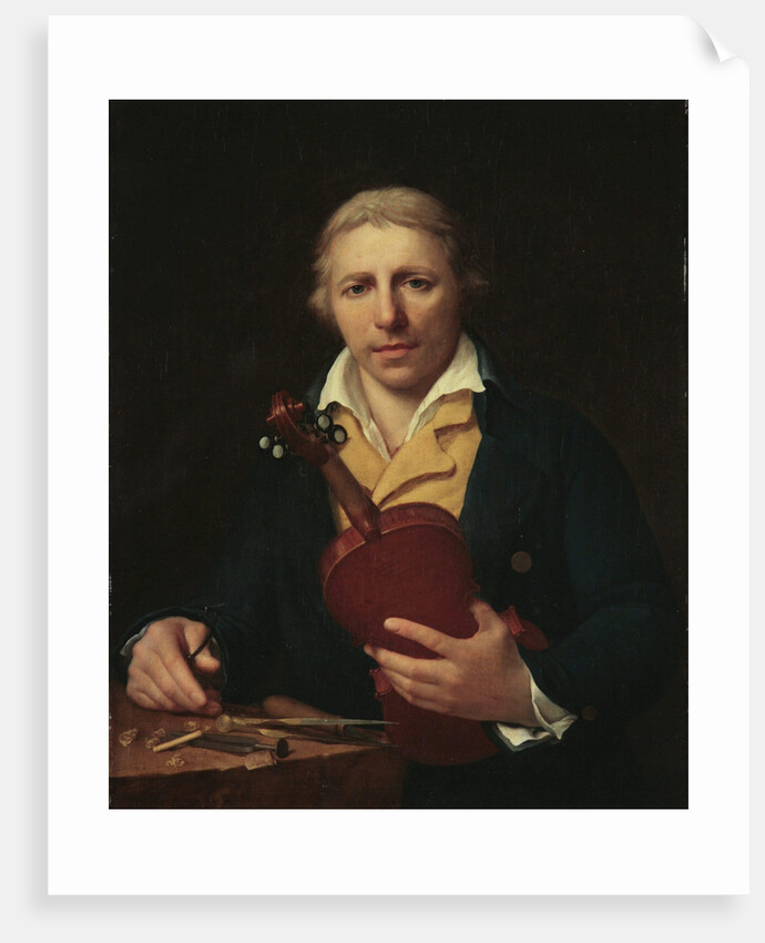 Portrait of the violin maker Nicolas Lupot, 1805 by Anonymous