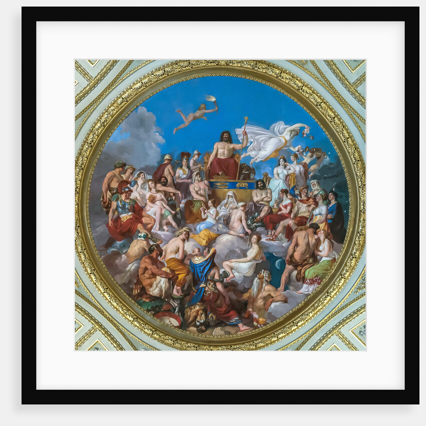 The Olympus. Ceiling tondo in the Sala dellIliade in the Palazzo Pitti, 1819-1825 by Anonymous