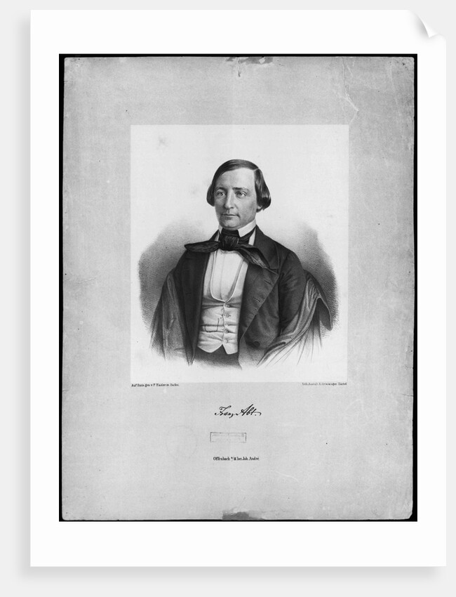 Portrait of the composer Franz Abt by Anonymous
