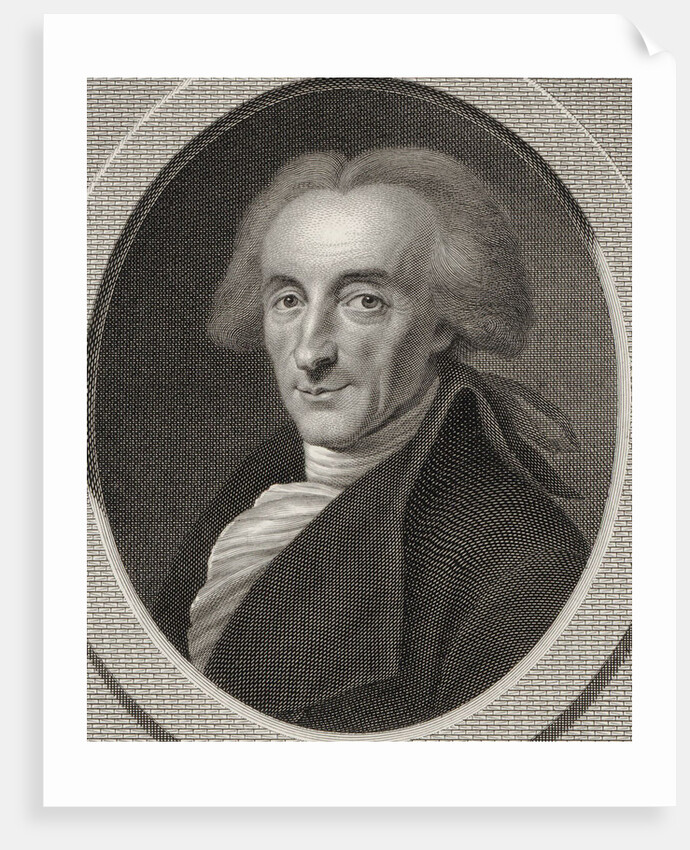 Portrait of the composer Johann André by Anonymous