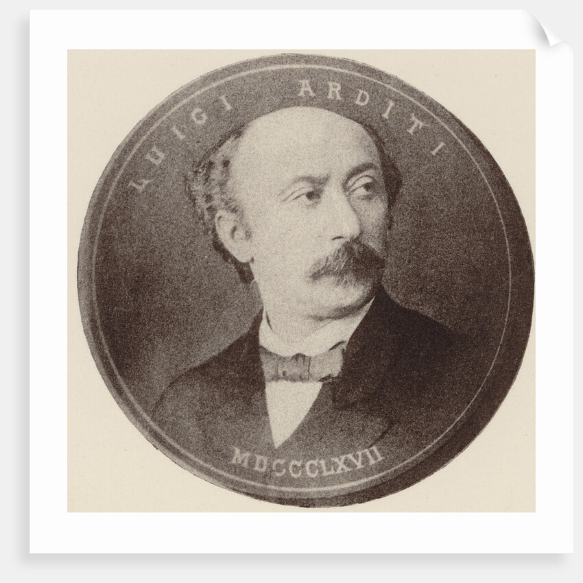 Portrait of the composer Luigi Arditi, 1897 by Anonymous