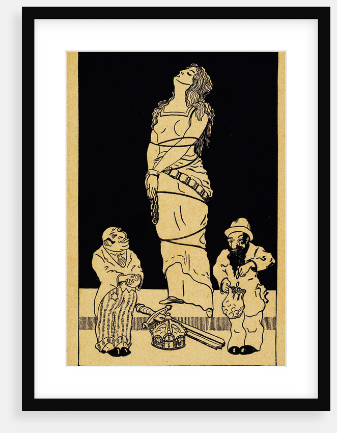Germania. Anti-Semitic Postcard, c. 1920 by Anonymous