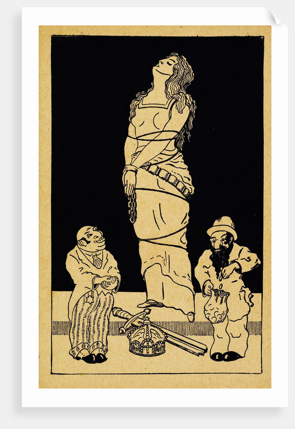 Germania. Anti-Semitic Postcard, c. 1920 by Anonymous