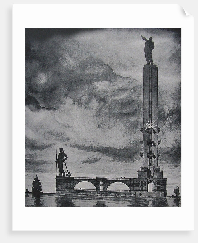 Design for a Lenin monument in Leningrad harbor, 1932 by Anonymous