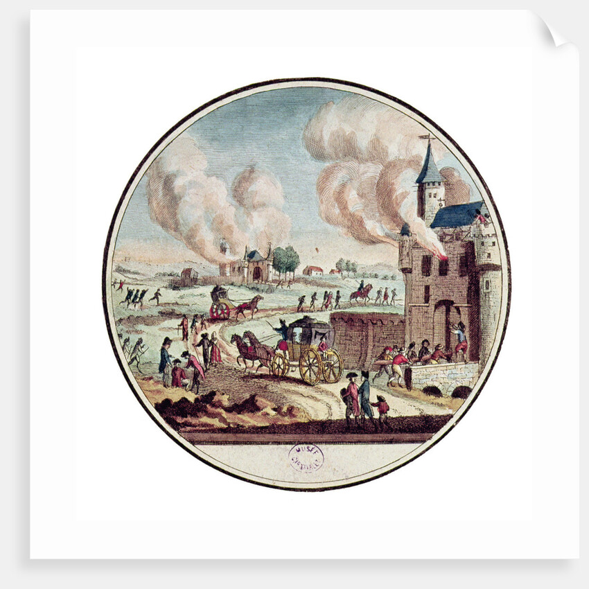 The End of the Ancien Régime. The Great Fear. August 4, 1789, 1790s by Anonymous