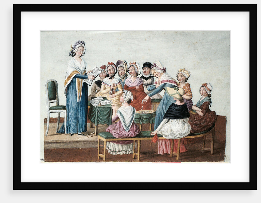 A Patriotic Womens Club, c. 1793 by Anonymous