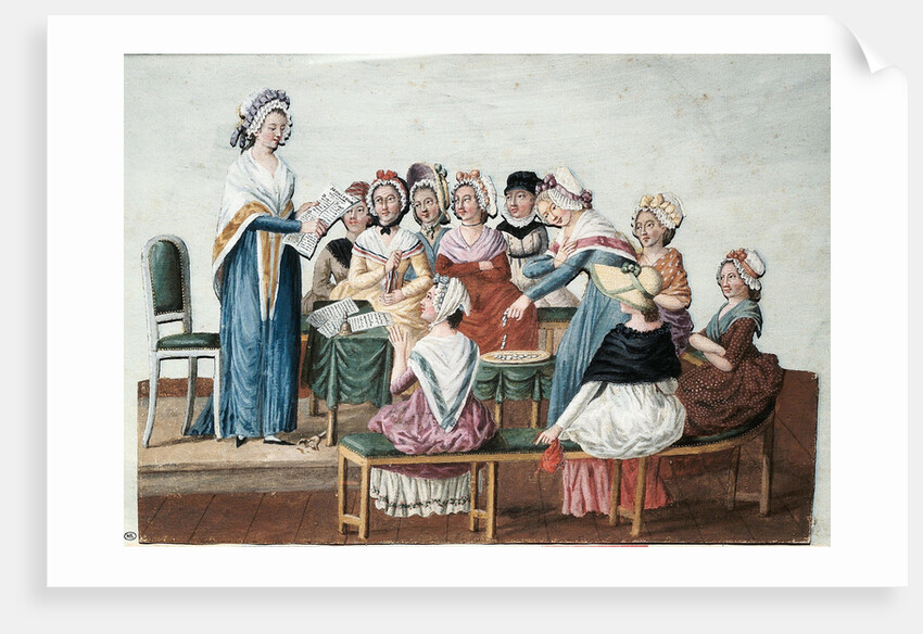 A Patriotic Womens Club, c. 1793 by Anonymous