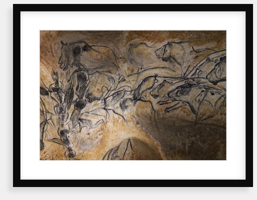 Painting in the Chauvet cave, 32,000-30,000 BC by Anonymous