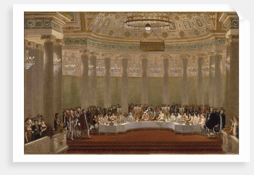 The marriage banquet of Napoleon I and Marie-Louise of Austria April 2, 1810, 1812 by Anonymous