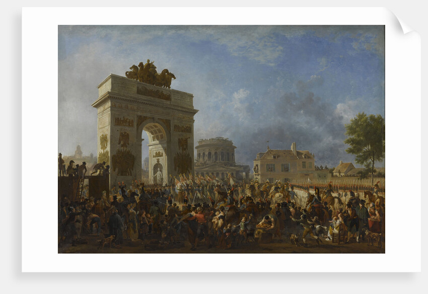 Entry of the Imperial Guard into Paris at the Barrière de Pantin, 25 November 1807, ca 1808 by Anonymous