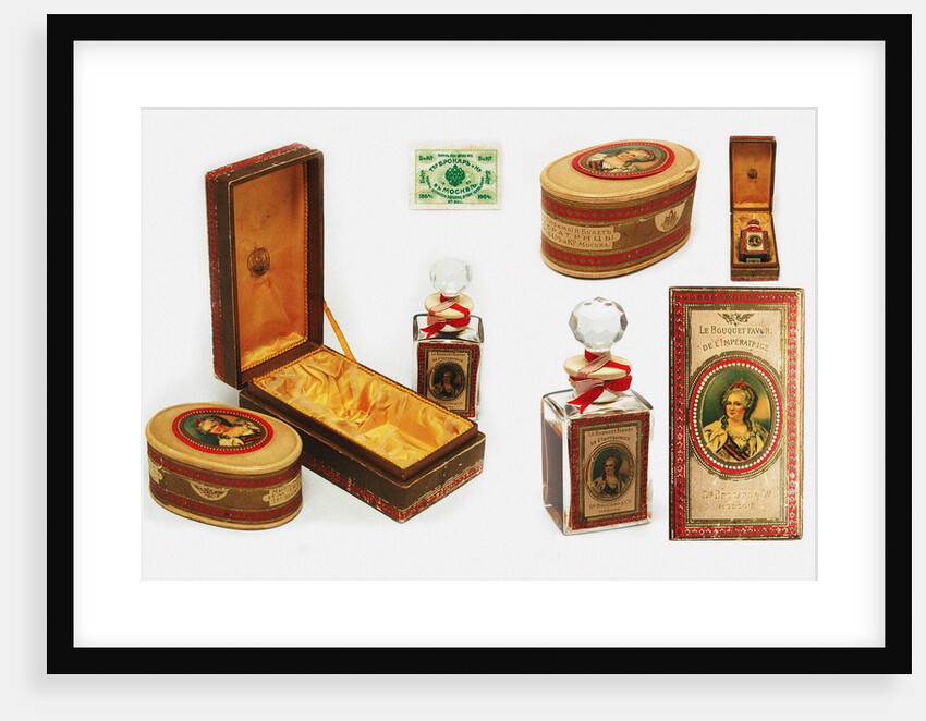Perfume collection Favorite Bouquets of the Empress Catherine the Great by Broсard, c. 1913 by Anonymous