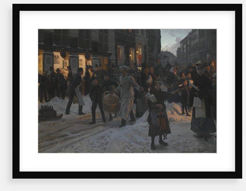Christmas time, Copenhagen, 1890 by Anonymous