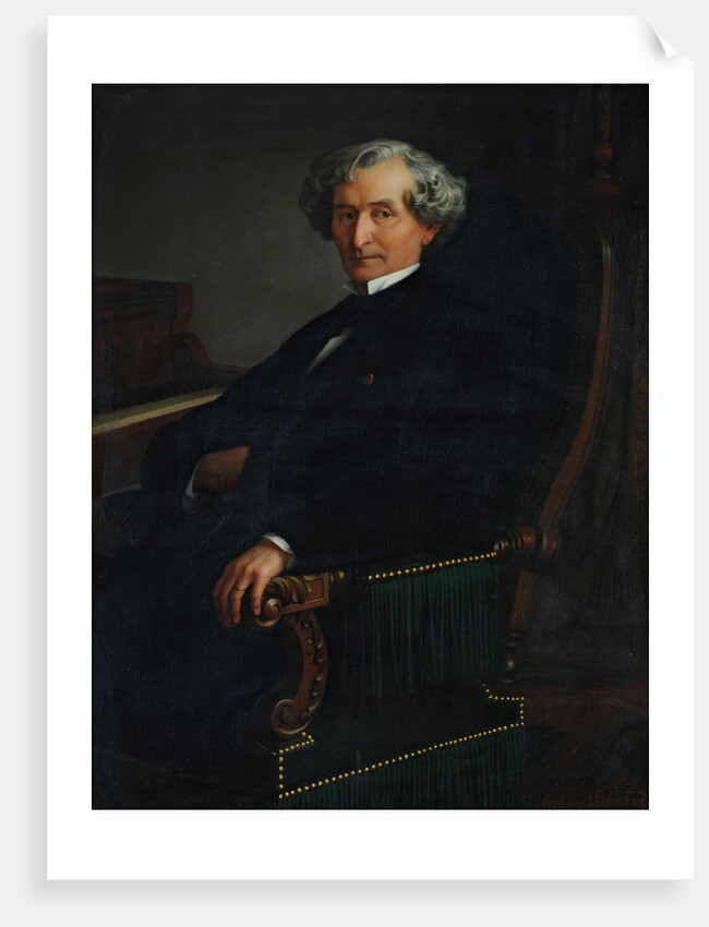 Portrait of the composer Hector Berlioz, 1865 by Anonymous