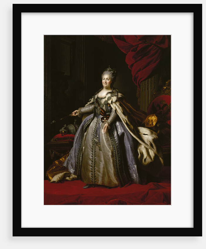 Portrait of Empress Catherine II (After Alexander Roslin), 1780s by Anonymous