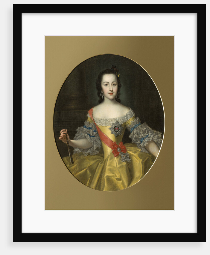Portrait of the Grand Duchess Ekaterina Alekseyevna, c. 1745 by Anonymous