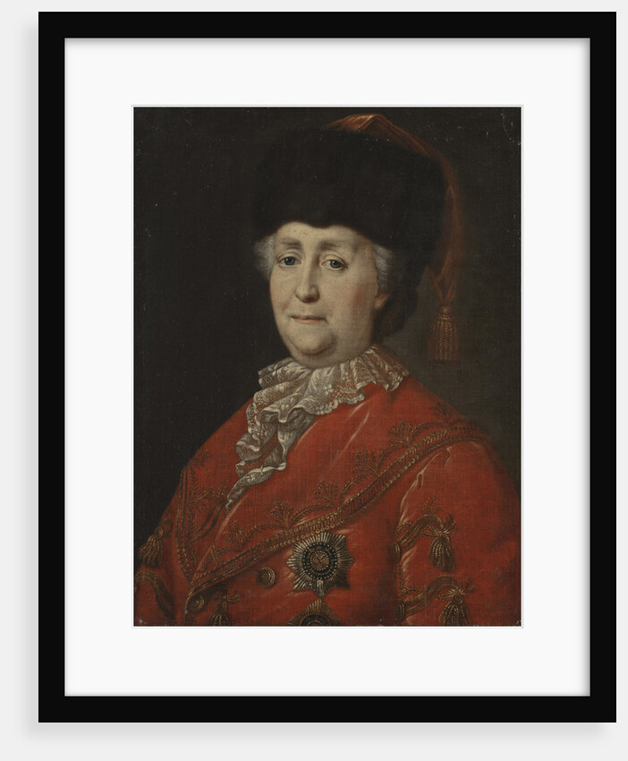 Portrait of Empress Catherine II in Travel Dress, 1787 by Anonymous