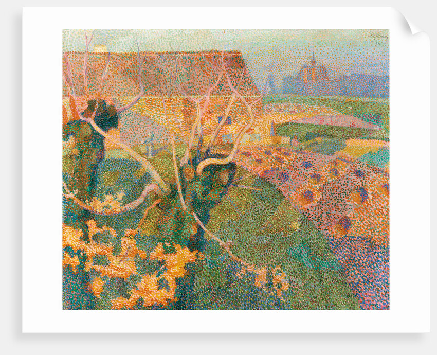 Two Willows (November Sun), 1889 by Anonymous