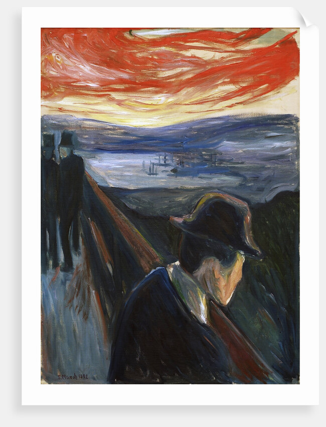 Despair (Sick Mood at Sunset), 1892 by Anonymous