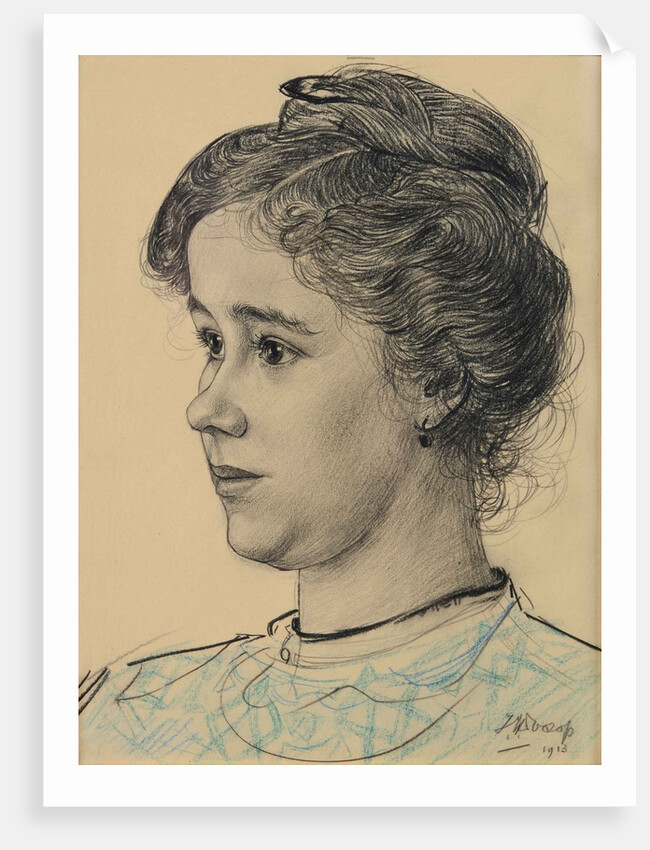 Portrait of Agatha Donkers-De Vries, 1913 by Anonymous