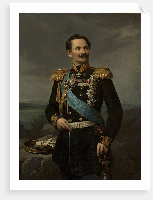 Portrait of the Field Marshal Count Friedrich Wilhelm von Berg by Anonymous