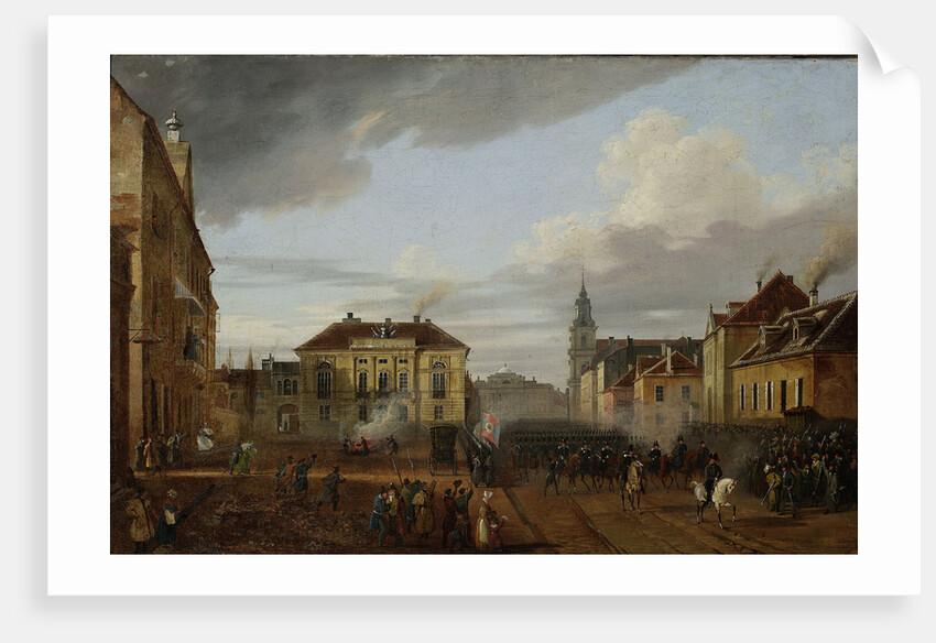 Arrival of the Polish regiments to Warsaw, 1831 by Anonymous