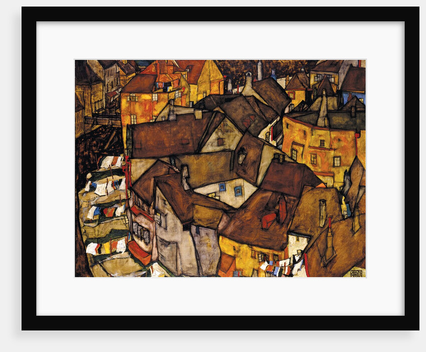 Crescent of Houses, Krumau (The Small City V), 1915 by Anonymous