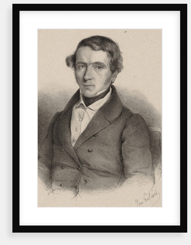 Portrait of the composer Prudent Louis Aubéry Du Boulley, 1830s by Anonymous