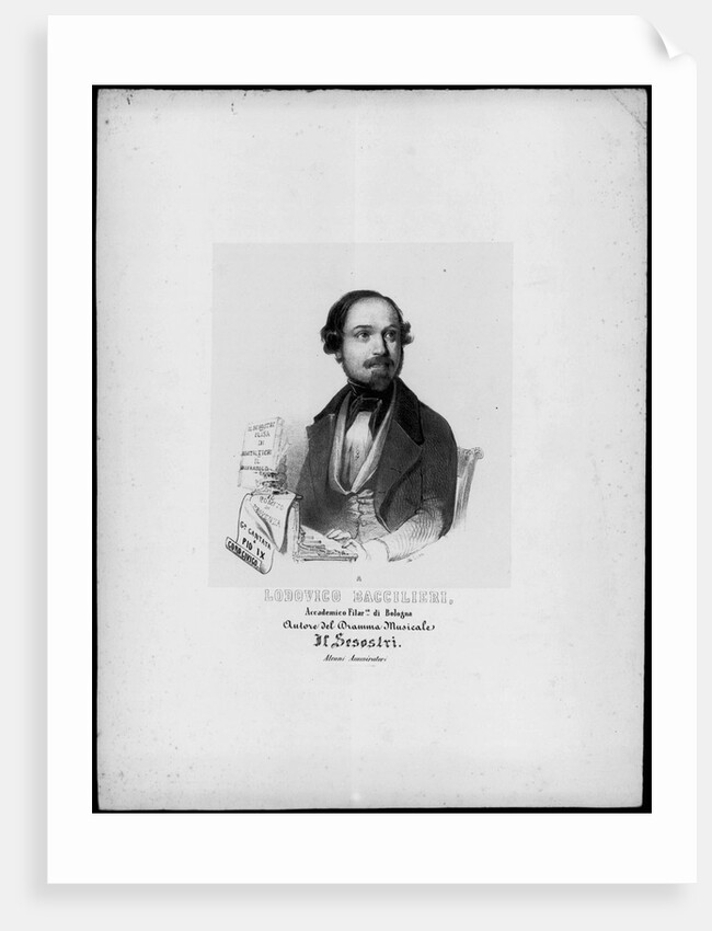 Portrait of the composer Lodovico Baccilieri by Anonymous